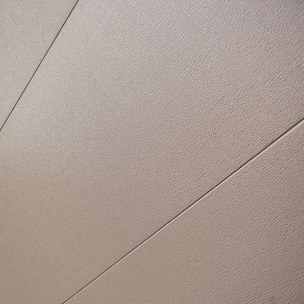 Smooth modern garage door panels