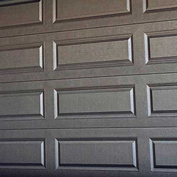 Raised panel garage door